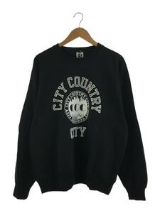 City Country/スウェット/L/コットン/BLK/CCC-233C002