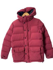 THE NORTH FACE◆ダウンジャケット_ND91338H/S/ナイロン/RED/無地