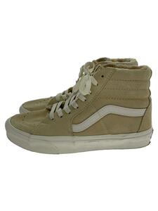 VANS◆ハイカットスニーカー/24.5cm/BEG/スウェード/508357