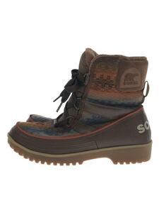 SOREL◆ブーツ/24.5cm/BRW/NL2091-256/レースアップ