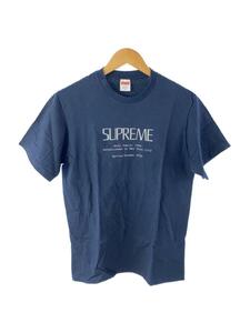 Supreme◆Tシャツ/S/コットン/NVY