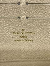 LOUIS VUITTON◆ポルト・フォイユ・スクレット・ロン_モノグラム・アンプラント_WHT/レザー/クリーム/レディース_画像3