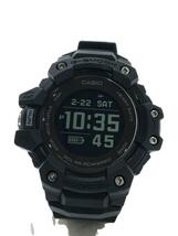 CASIO◆ソーラー腕時計/デジタル/ラバー/BLK/GBD-H1000/モバイルリンク機能搭載/衛星電_画像1