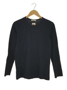 COMME des GARCONS◆長袖Tシャツ/-/コットン/NVY/無地