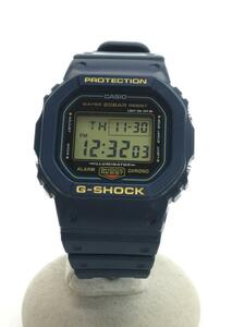 CASIO◆クォーツ腕時計_G-SHOCK/デジタル/ラバー/BLK/NVY/DW-5600RB-2JF