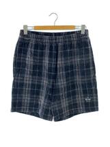 Supreme◆19SS/Plaid Velour Short/S/コットン/GRY/チェック_画像1