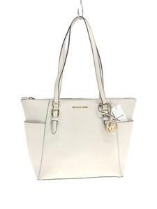 MICHAEL KORS◆トートバッグ/汚れ有/WHT/35T0GCFT7L