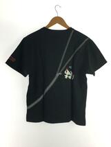 PANDIESTA JAPAN◆Tシャツ/M/コットン/BLK/551209/着用感・薄汚れ有_画像2