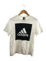 adidas◆Tシャツ/L/コットン/WHT/プリント/B47358_画像1