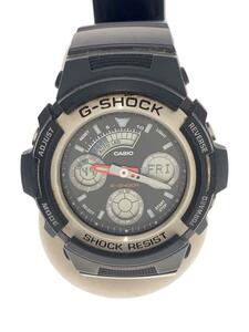 CASIO◆クォーツ腕時計・G-SHOCK/デジアナ/BLK