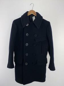 KAPTAIN SUNSHINE* pea coat /36/ wool / navy / plain /KS4FCO02