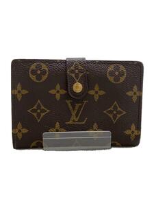 LOUIS VUITTON◆ポルト・モネ・ビエ・ヴィエノワ_モノグラム・キャンバス_BRW/PVC/BRW/総柄/レディース