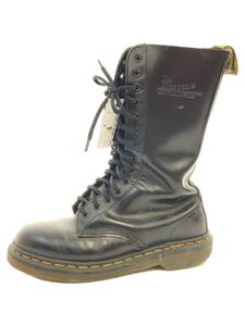 Dr.Martens◆ブーツ/14ホール/レースアップ/レザー/イングランド/ソールすり減り/ENGLAND