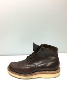 WHITE’S BOOTS◆レースアップブーツ/US8/BRW/レザー