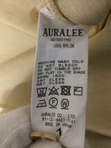 AURALEE◆長袖シャツ/1/ナイロン/クリーム/A21SS01ND_画像4