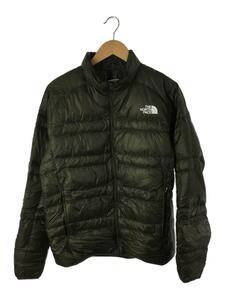 THE NORTH FACE◆タグ付/Light Heat Jacket/ダウンジャケット/L/ナイロン/KHK/無地/ND92333