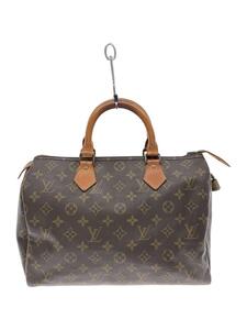 LOUIS VUITTON◆1)スピーディ30_モノグラム・キャンバス_BRW/PVC/BRW