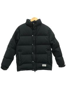 WACKO MARIA◆VENTILE DOWN JACKET/ダウンジャケット/M/コットン/BLK/無地