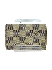 LOUIS VUITTON◆ミュルティクレ6_ダミエ・アズール_WHT/-/WHT/総柄/レディース