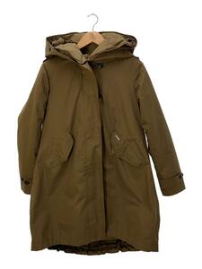 Woolrich◆ダウンジャケット/XS/コットン/KHK/無地/WWCPS2623D/内側ダウンライナー付き