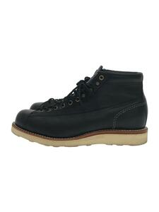 CHIPPEWA◆レースアップブーツ/25.5cm/BLK/1901Ｍ34/※ソール減り有