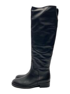 ENESS* long boots /39/BLK/ leather 