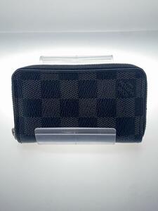 LOUIS VUITTON◆ジッピー・コインパース_ダミエ・グラフィット_BLK/PVC/BLK/メンズ/M63076/MI4130