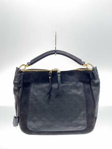 LOUIS VUITTON◆オダシューズMM_モノグラム・アンプラント_BLK/レザー/M40589