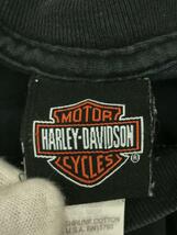 HARLEY DAVIDSON◆Tシャツ/4XL/コットン/BLK/若干使用感/ドクロ_画像3