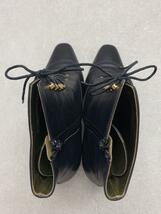 YVES SAINT LAURENT◆レースアップブーツ/35.5/BLK/レザー_画像3