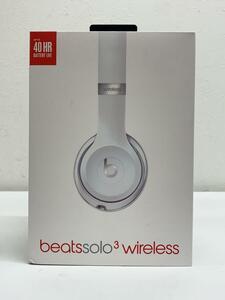 beats by dr.dre◆ヘッドホン solo3 wireless MNEP2PA/A [グロスホワイト] A1796