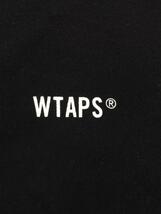 WTAPS◆長袖Tシャツ/3/コットン/BLK/無地_画像7