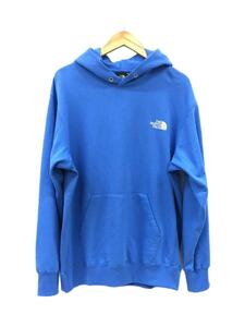 THE NORTH FACE◆SQUARE LOGO HOODIE_スクエアロゴフーディ/XL/コットン/BLU