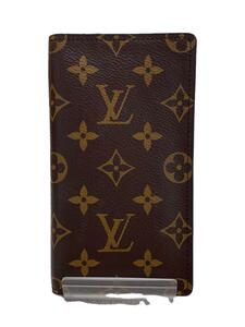 LOUIS VUITTON◆アジェンダポッシュ_モノグラム_BRW/キャンバス/BRW/レディース