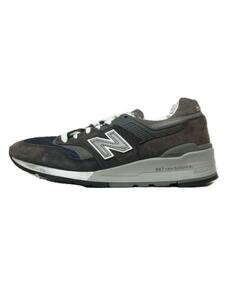 NEW BALANCE◆M997/USA製/24.5cm/GRY/M997NV