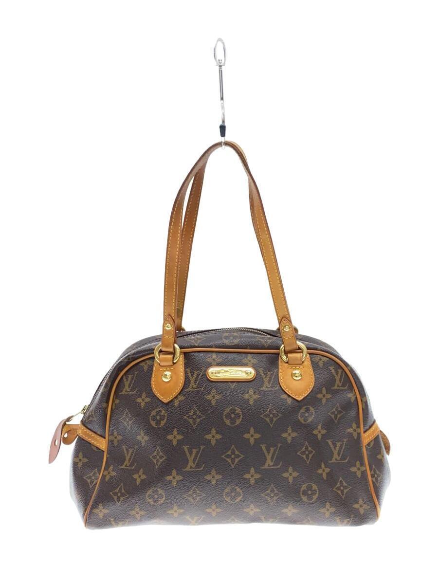 LOUIS VUITTON◆モントルグイユPM_モノグラム・キャンバス_BRW/PVC/BRW/総柄