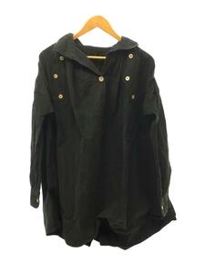 FRENCH MILITARY◆1900s/VINTAGE/black cotton twill smock biaude