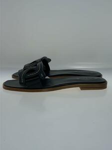 TOD*S* Flat sandals / sandals /36/ black / leather /XXW05G0EM10MIDB999