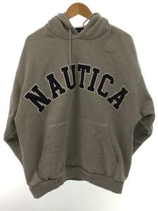 NAUTICA◆パーカー/M/コットン/GRY/アニマル