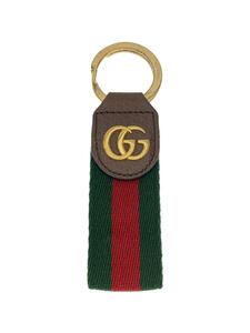 GUCCI◆キーホルダー_オフィディア_GGマーモント/-/GRN/メンズ