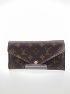 LOUIS VUITTON◆長財布/PVC/BRW/総柄/メンズ