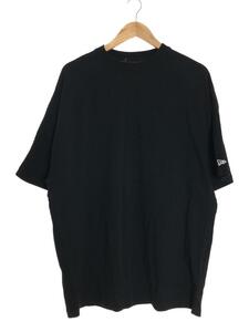 NEW ERA◆Tシャツ/XXL/コットン/BLK