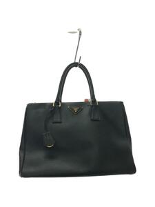 PRADA◆トートバッグ/レザー/BLK