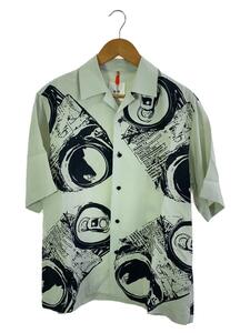 OAMC(OVER ALL MASTER CLOTH)◆半袖シャツ/S/ポリエステル/GRN/総柄/OAMU601564/22ss/Kurt Shirt