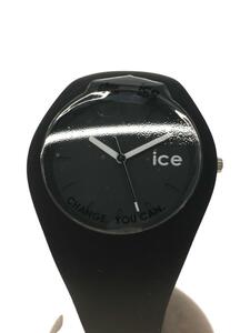 ice watch◆クォーツ腕時計/アナログ/BLK/BLK/ICE ora