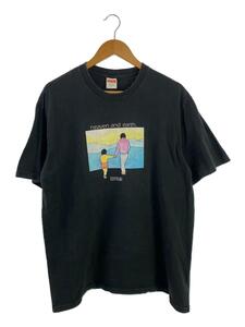 Supreme◆HEVEN AND EARTH/19AW/着用感有/状態考慮/Tシャツ/L/コットン/BLK