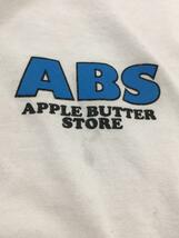 Apple butter Store/Tシャツ/XL/コットン/WHT/×MIN-NANO_画像4