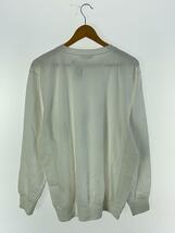 AURALEE◆23SS/ELASTIC HIGH GAUGE SWEAT/長袖Tシャツ/5/コットン/WHT/A23SP01NU_画像2