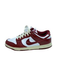 NIKE◆DUNK LOW PRM Team Red/ローカットスニーカー/27.5cm/ボルドー