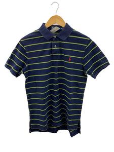 POLO RALPH LAUREN◆ポロシャツ/M/コットン/NVY/ボーダー